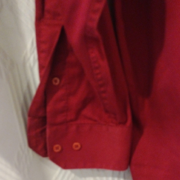 Daniel Gray Red Dress Shirt Neck 17" - Picture 8 of 8